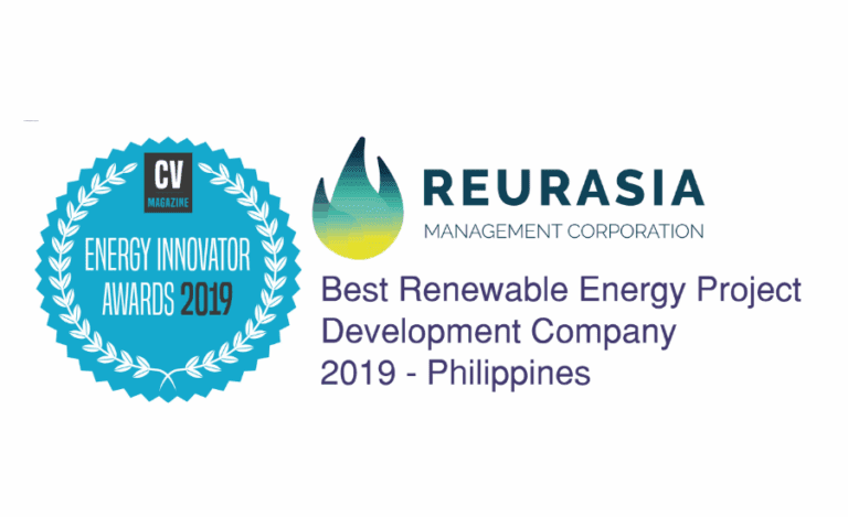 REURASIA - Best Renewable Energy Project Development Company 2019